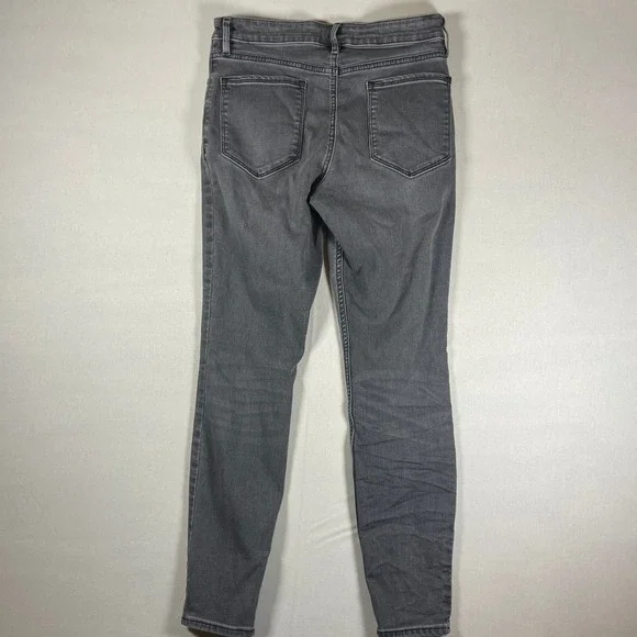 Athleta Sculptek Women's Ultra High-Rise Skinny Gray Denim Wash Jeans - Size 10 - Picture 3 of 11